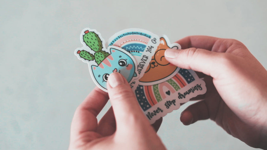 24 Happy Food Pairs Fidget Stickers™