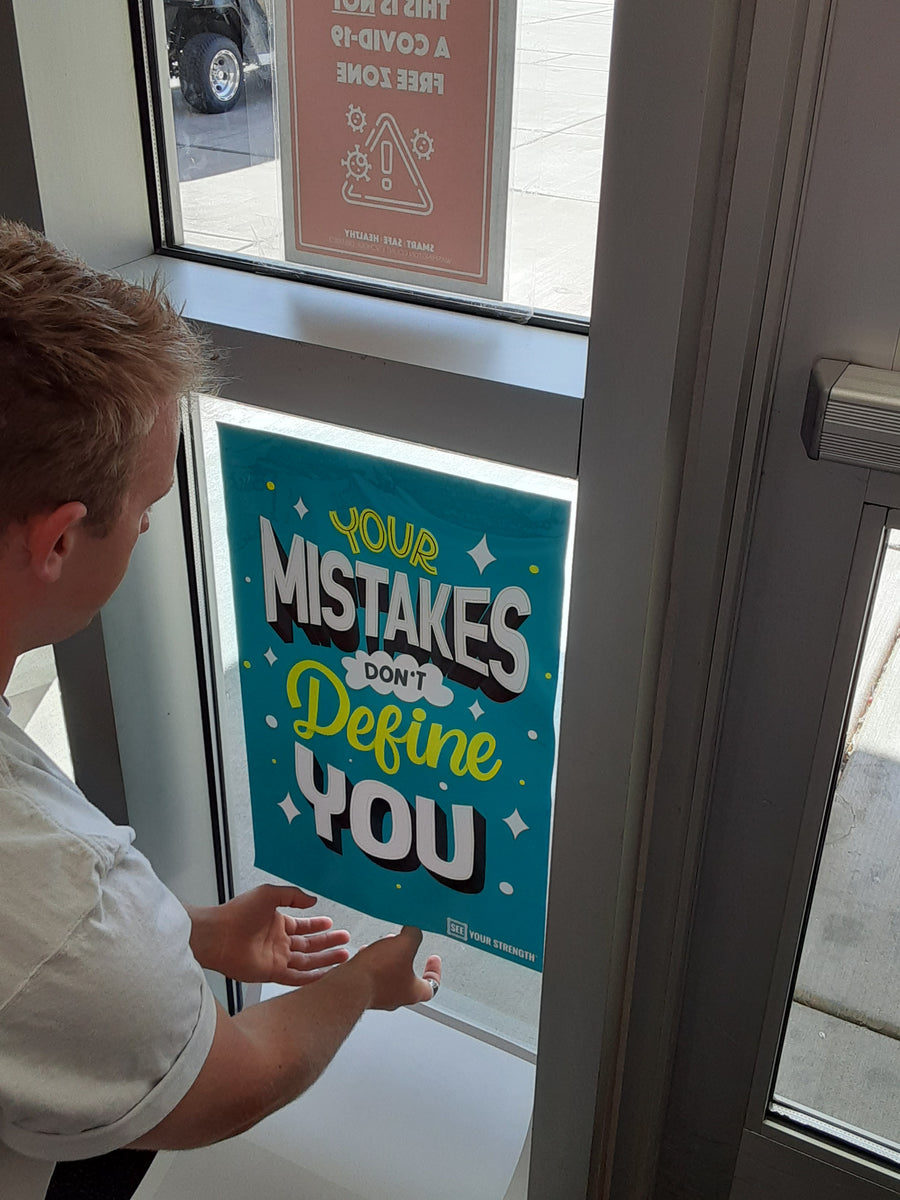 Your mistakes don't define you.