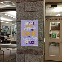 You are not alone and there is support to help you. Come see the counseling office