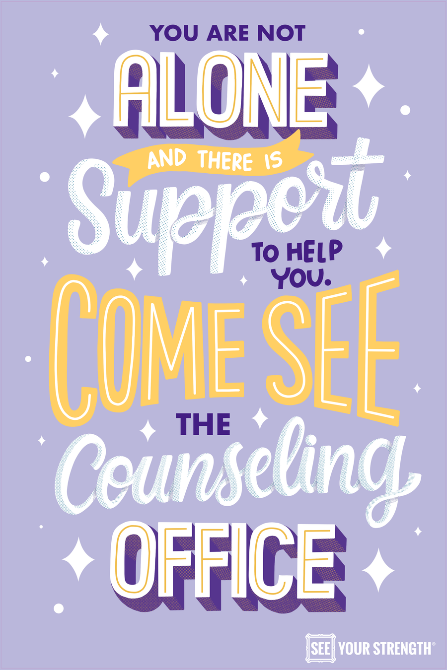 You are not alone and there is support to help you. Come see the counseling office